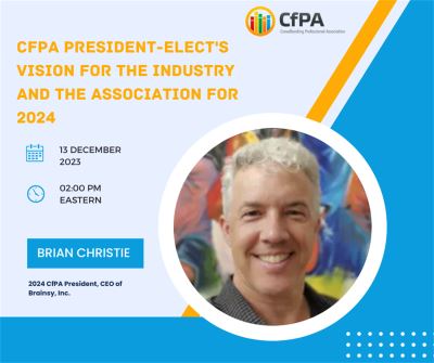 [EVENT] CfPA President-Elect's Vision for The Industry and Association for 2024