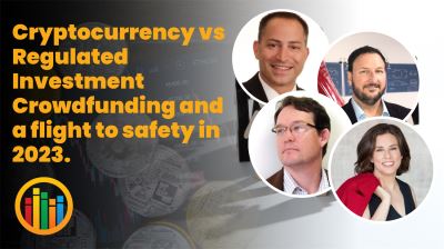 Feb 8 Webinar: Cryptocurrency vs Regulated Investment Crowdfunding 